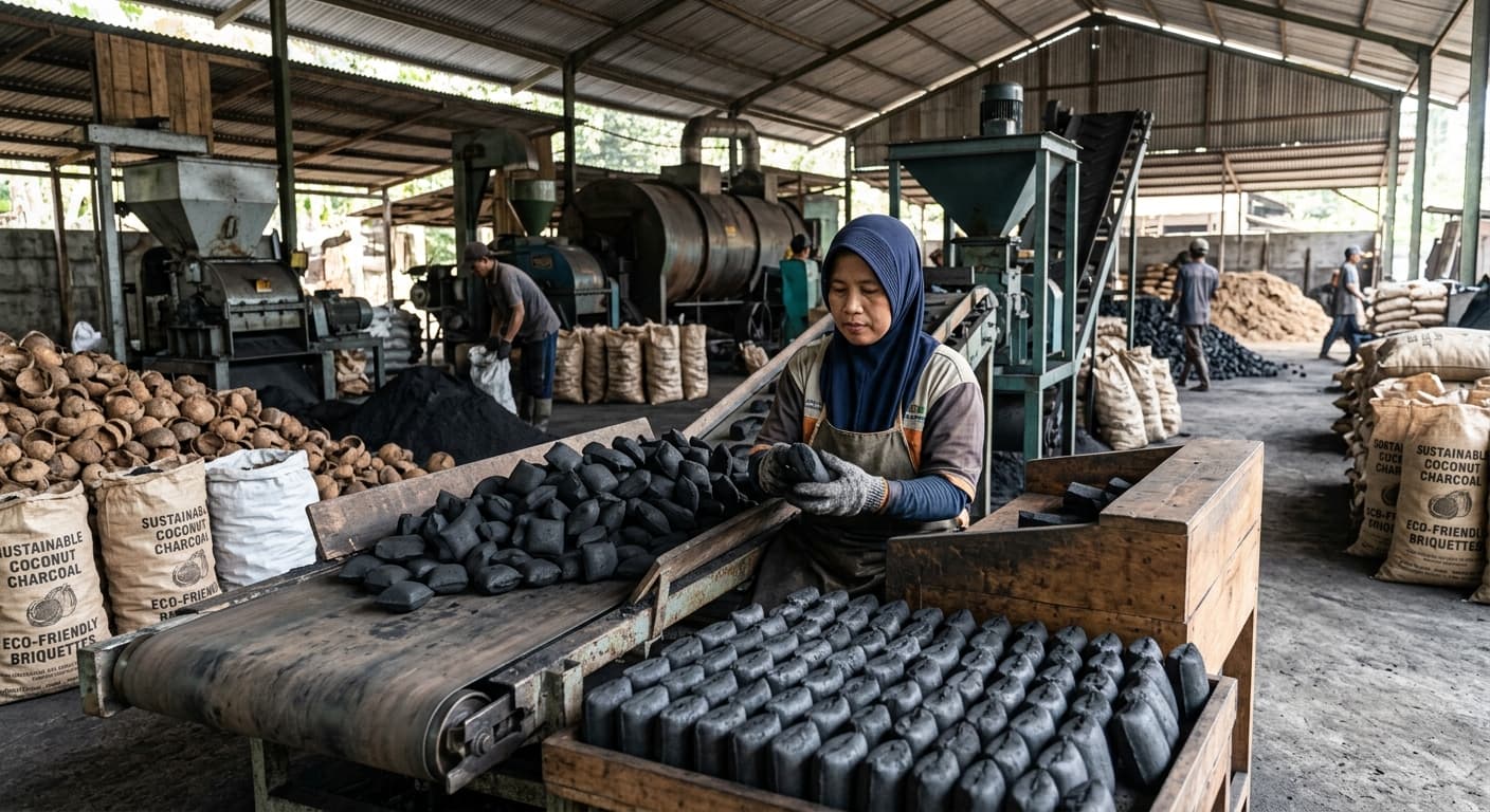 Coconut Charcoal Manufacturer: The Complete Guide to Sustainable Briquettes
